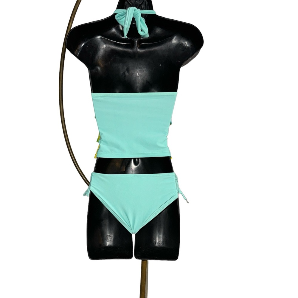 Girls Tankini Halter Swim Set - Size 7/8 - Picture 2 of 4